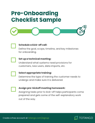 Customer Onboarding Checklist